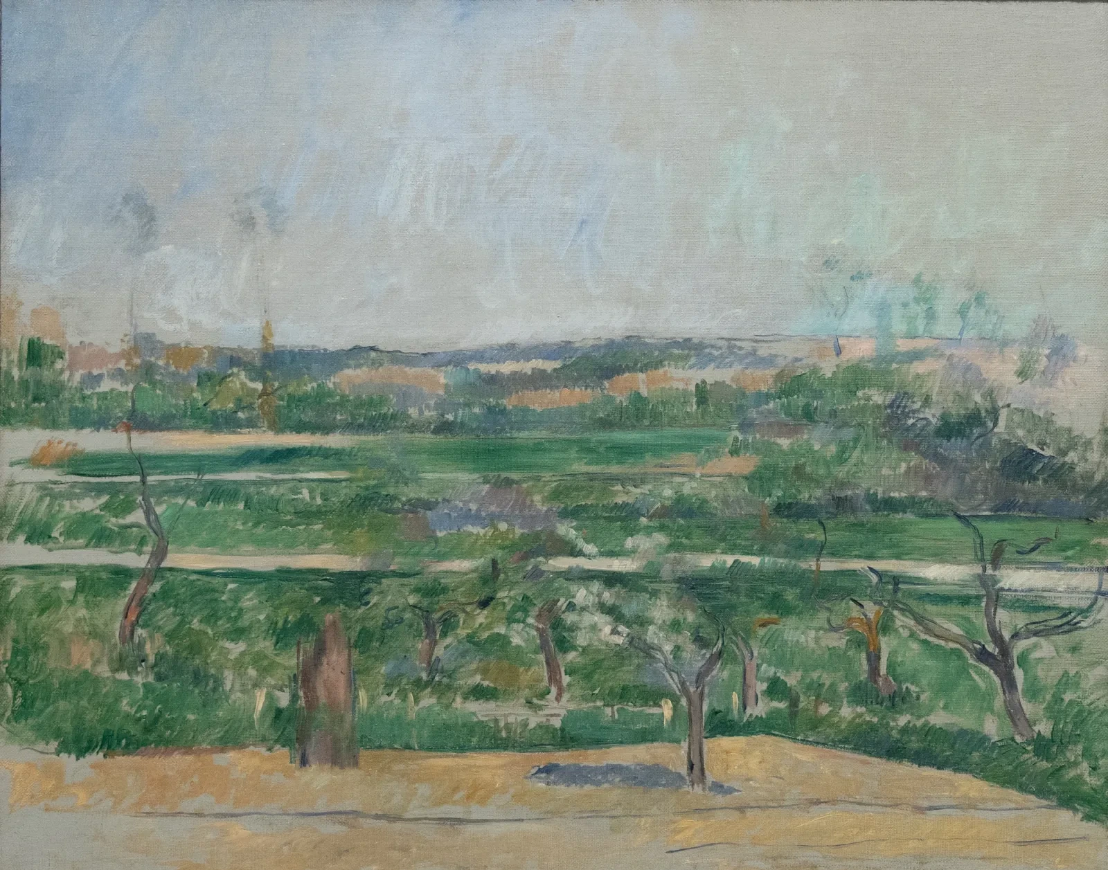 Paysage à Aix-en-Provence, Paul Cézanne