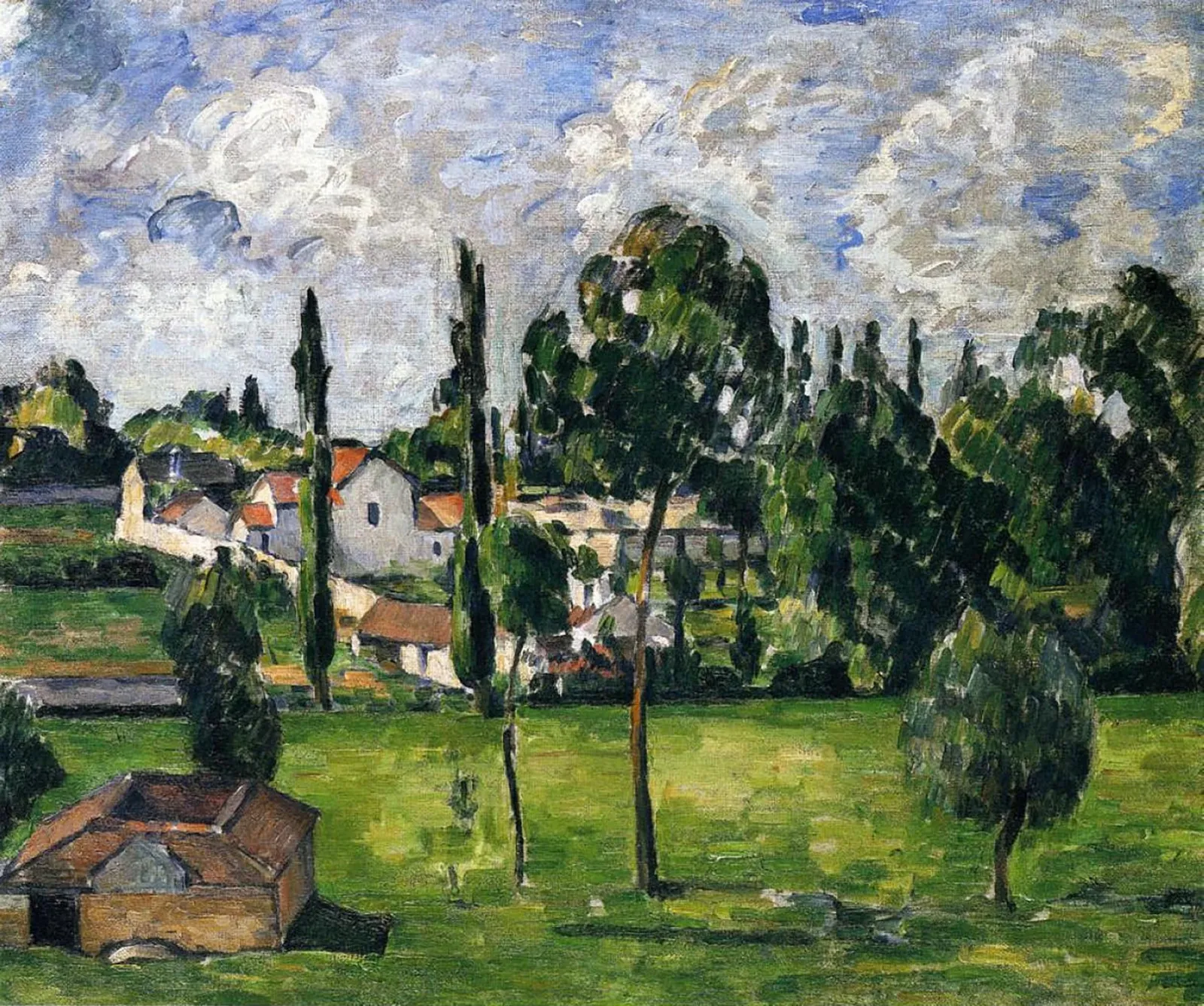 Paysage avec conduite d’eau, Paul Cézanne