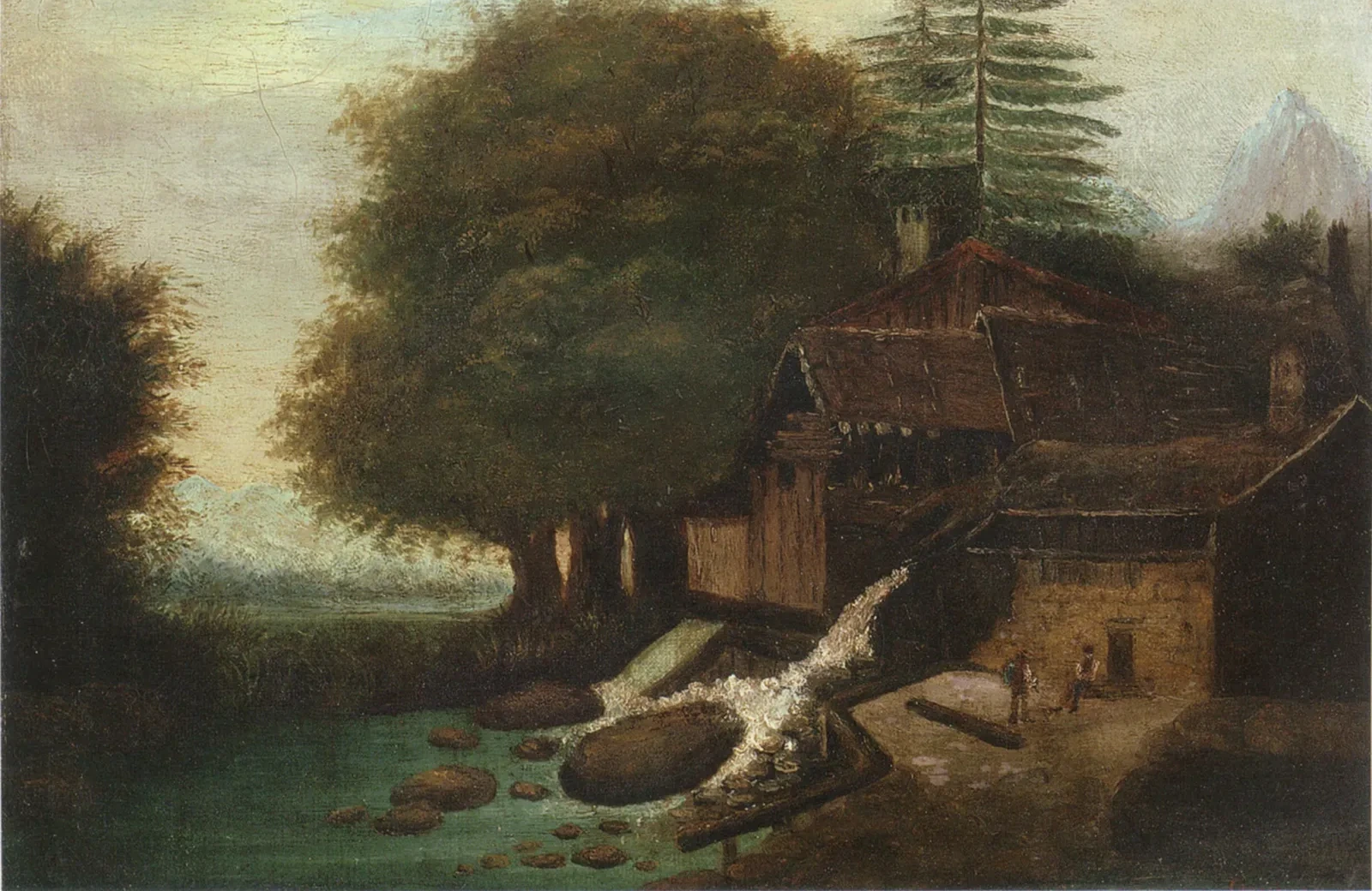 Paysage avec moulin, Paul Cézanne