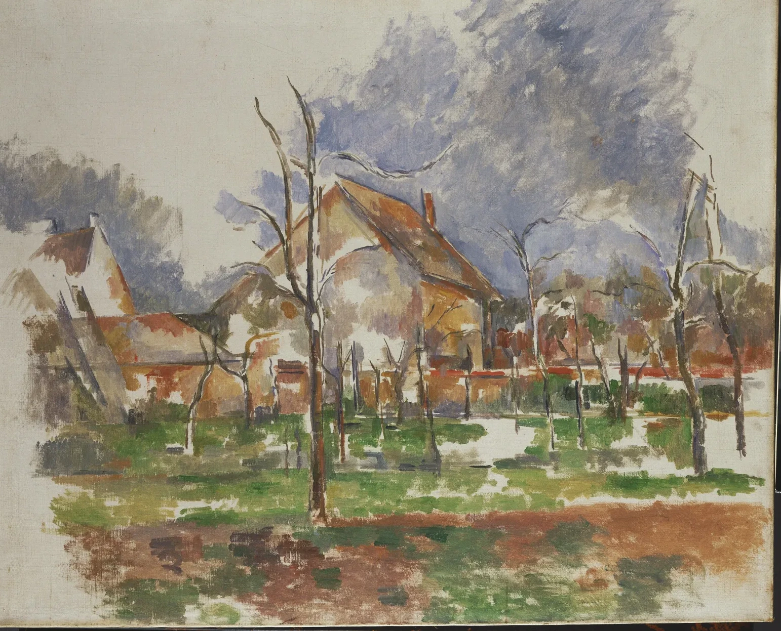 Paysage d'hiver (Giverny), Paul Cézanne