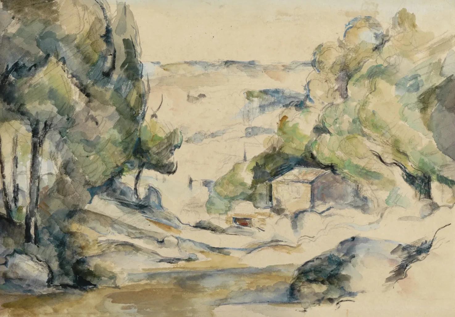 Paysage en Provence, Paul Cézanne