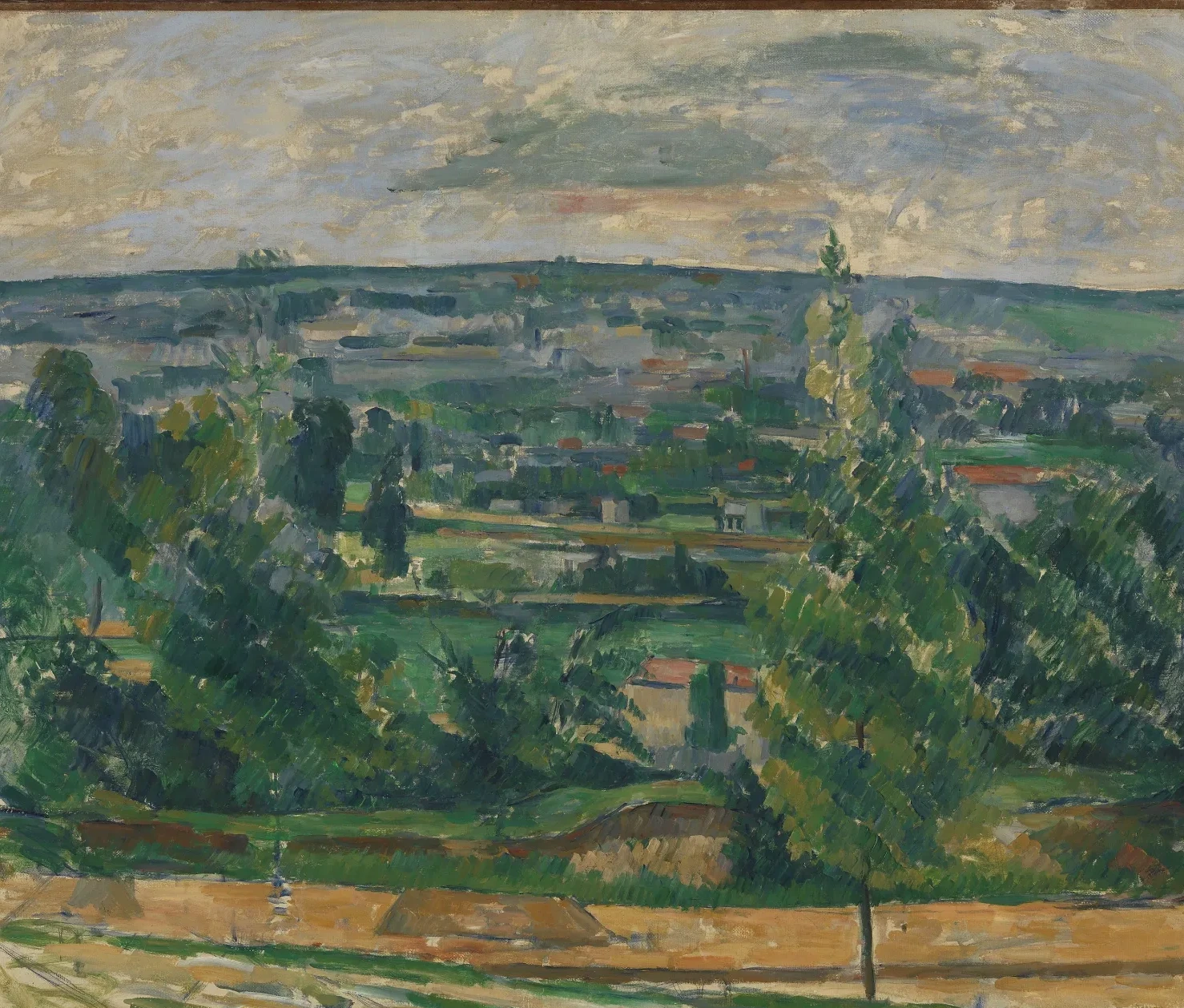 Paysage près de Melun, Paul Cézanne