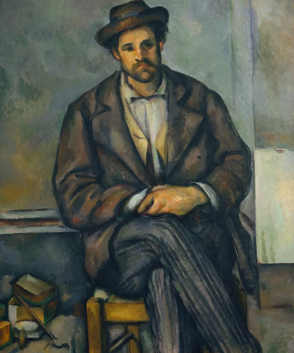 Paysan assis, Paul Cézanne