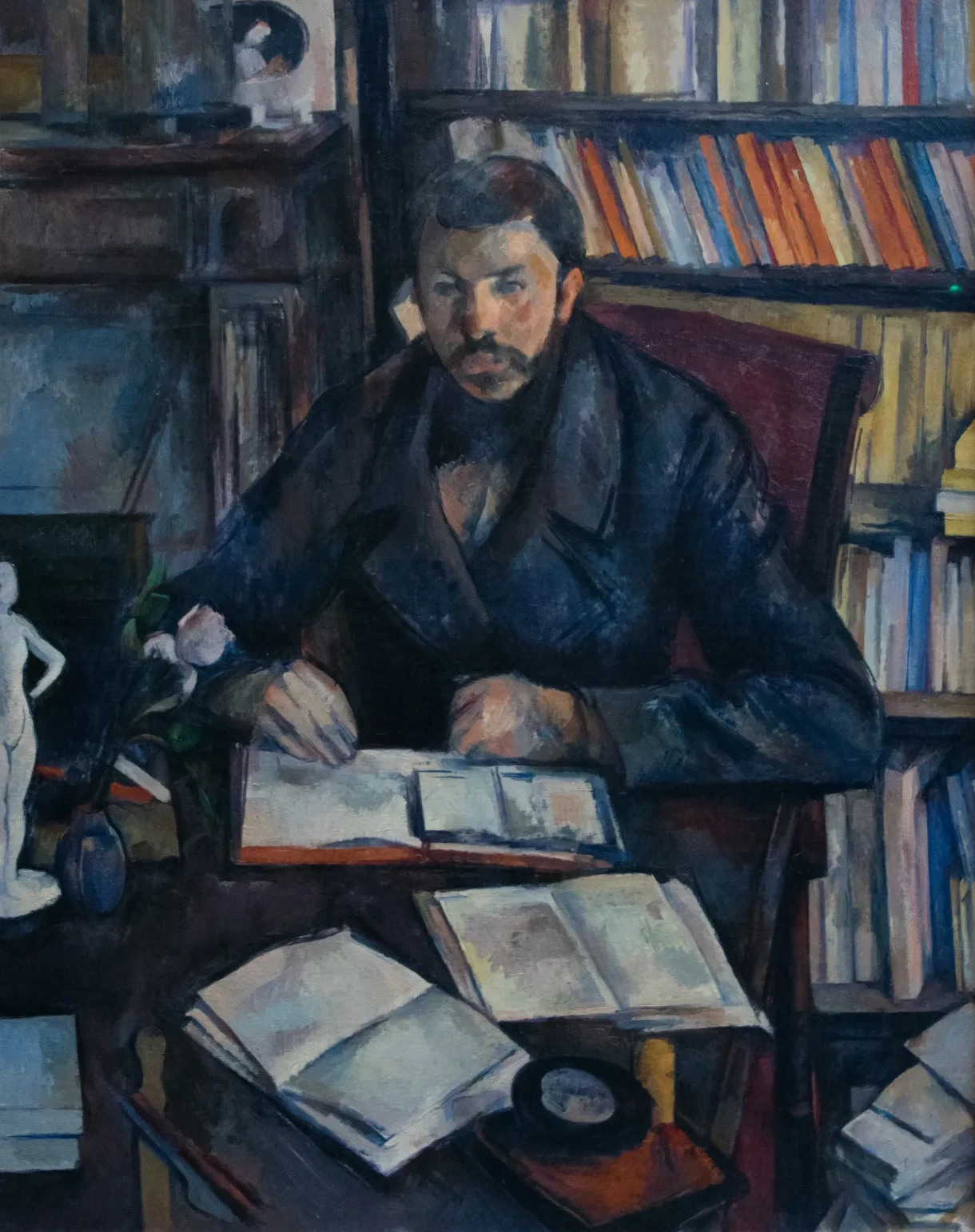 Portrait de Gustave Geffroy, Paul Cézanne