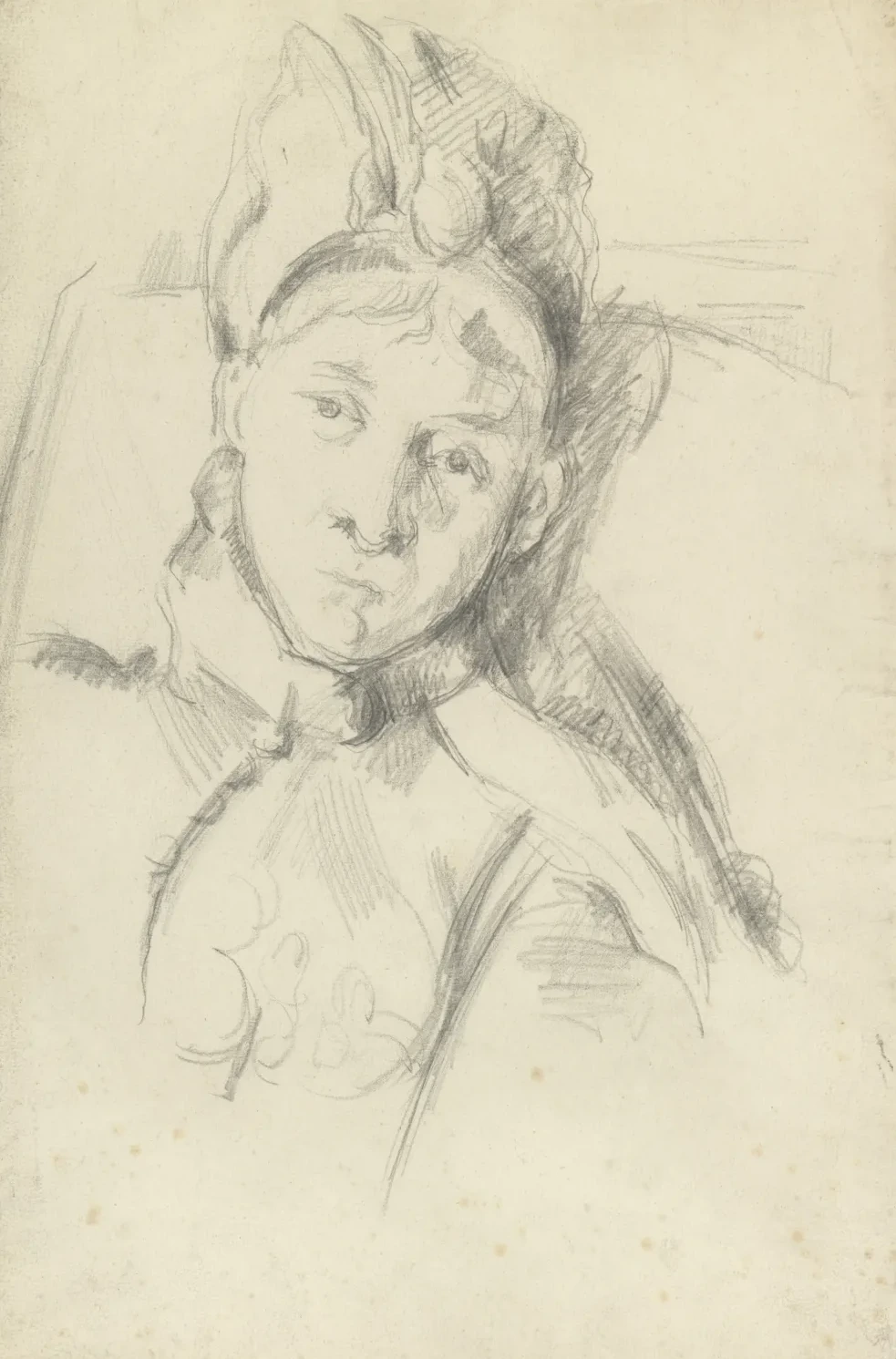 Portrait de madame Cezanne, Paul Cézanne