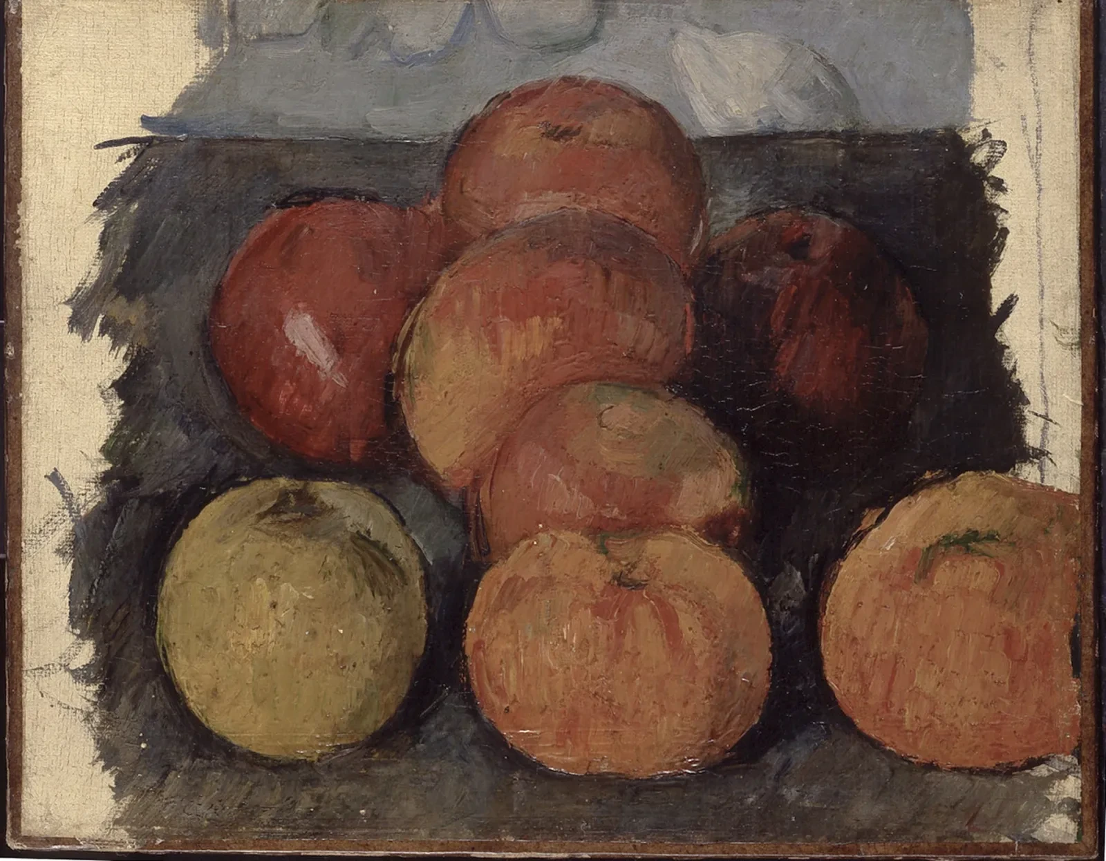Quelques pommes, Paul Cézanne