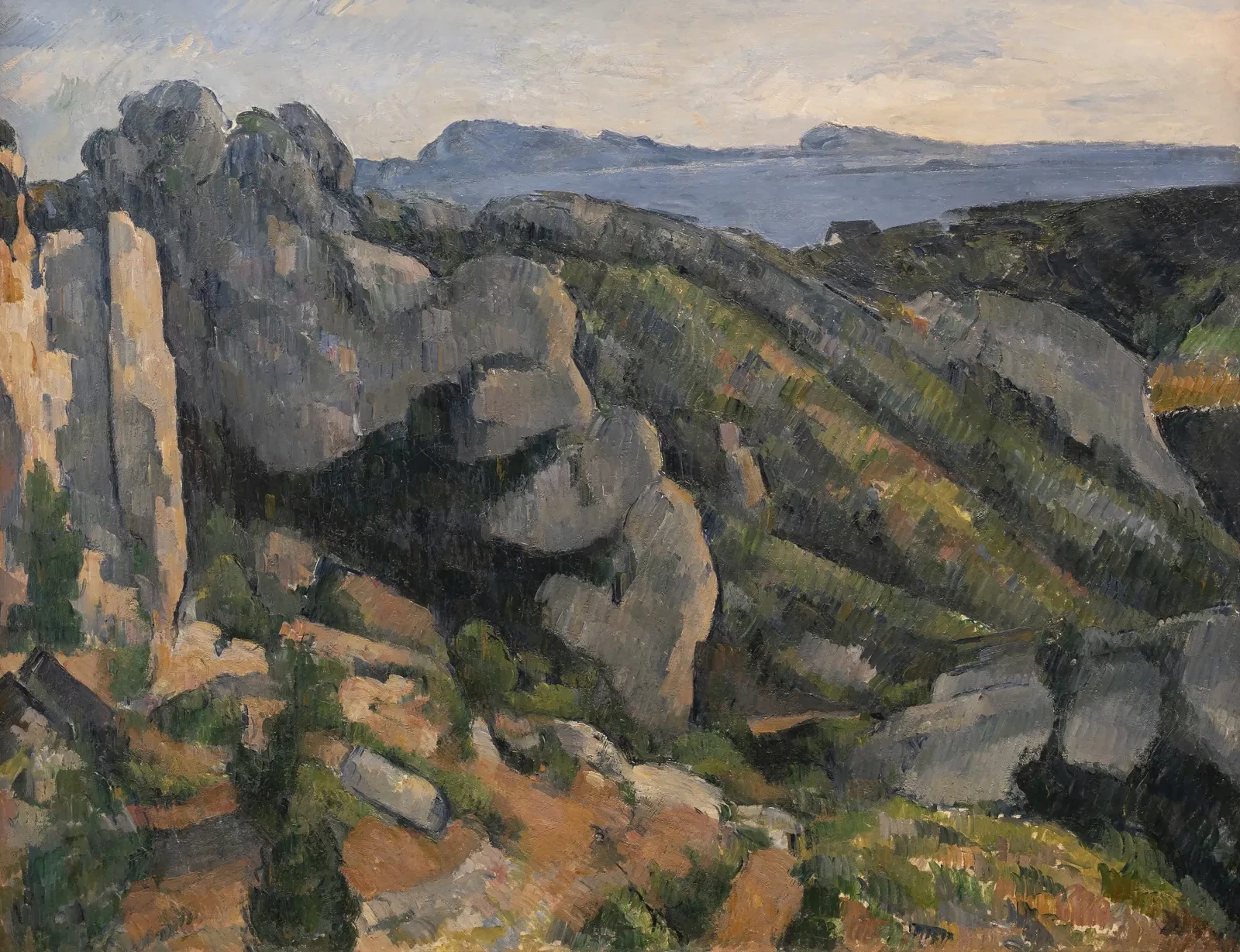 Rochers à l'Estaque, Paul Cézanne