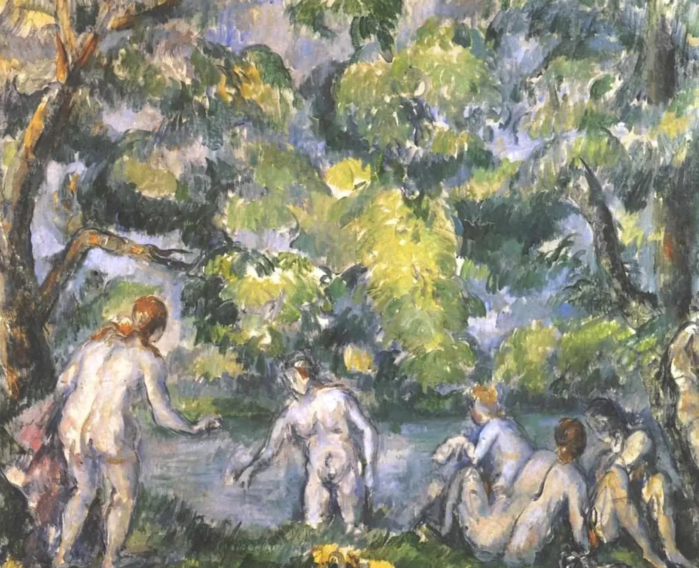 Six baigneuses; Les Ondines, Paul Cézanne