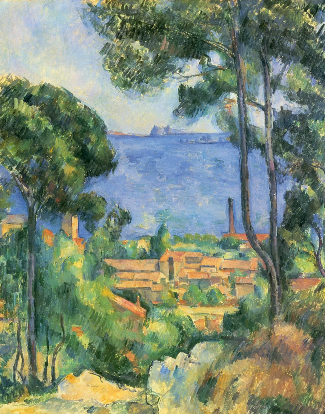 Vue sur l'Estaque et le château d'If, Paul Cézanne