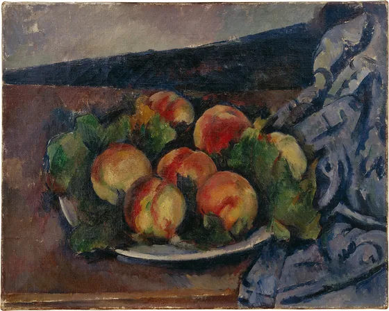 Assiette de pêches