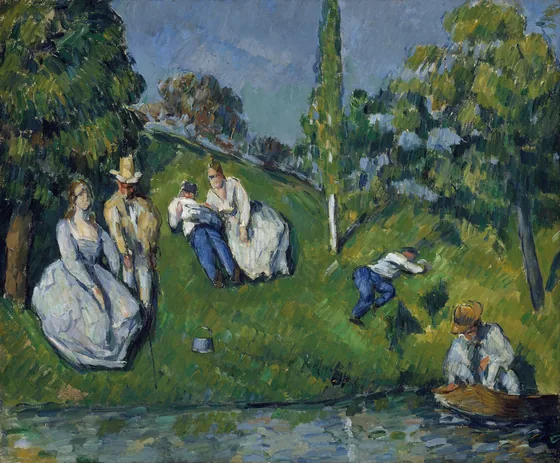 Au bord de l'étang