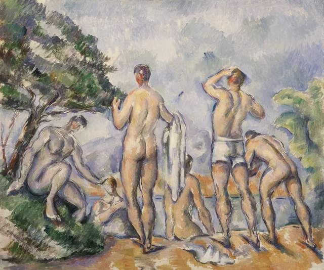 Bañistas, Paul Cézanne