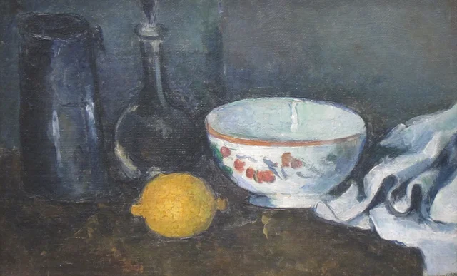 Caja de leche y limón, I, Paul Cézanne