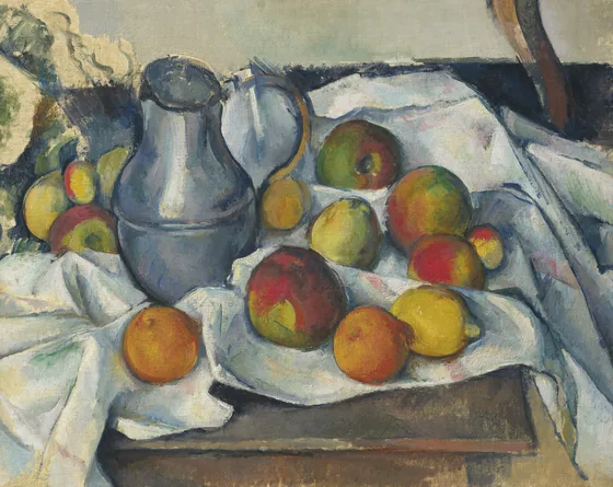 Bouilloire et fruits
