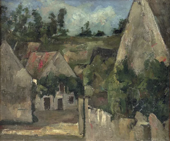 Carrefour de la rue Rémy à Auvers-sur-Oise