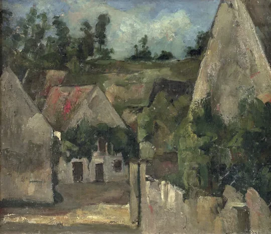 Carrefour de la rue Rémy à Auvers-sur-Oise