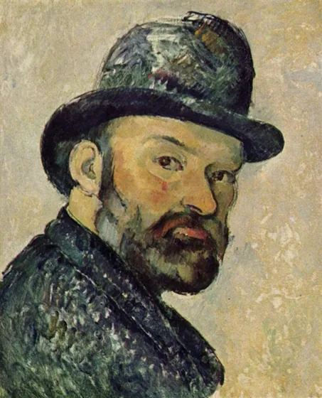 Cézanne au chapeau melon, esquisse