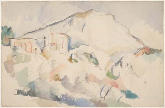 Château Noir devant la Montagne Sainte-Victoire