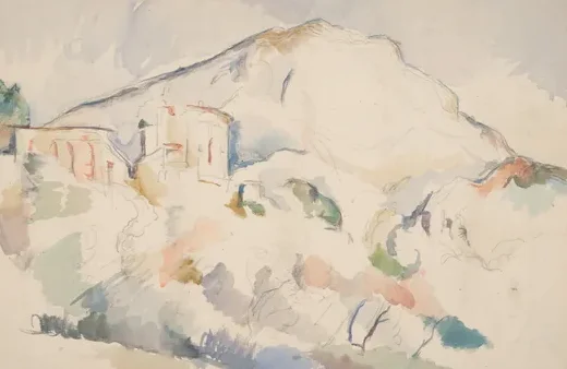 Château Noir devant la Montagne Sainte-Victoire