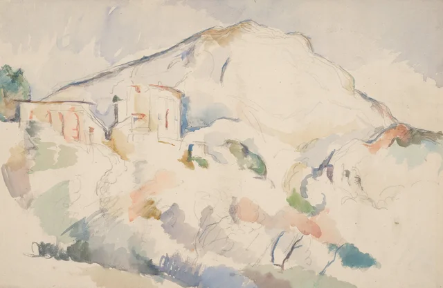Château Noir ante la montaña Sainte-Victoire, Paul Cézanne