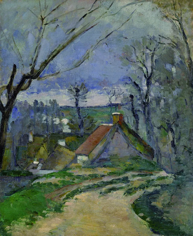 Casas de campo con techo de paja en Auvers-sur-Oise