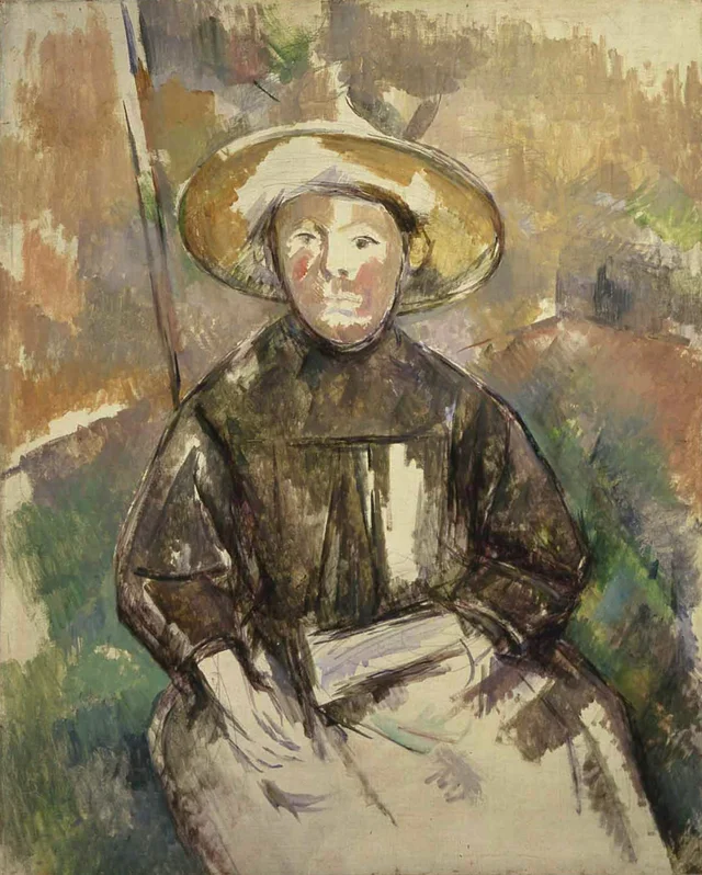 Niño con sombrero de paja