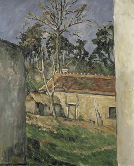 Cour de ferme à Auvers