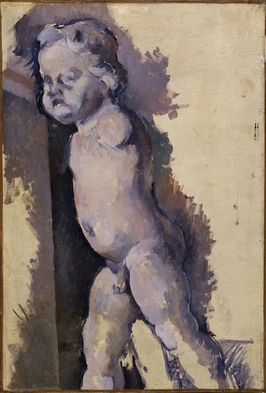 Cupidon en plâtre