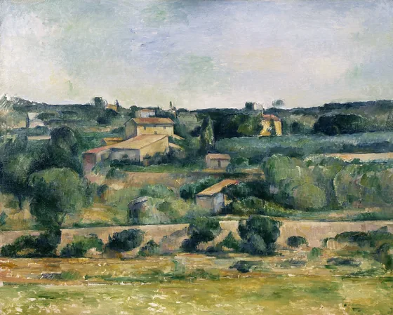 Dans la plaine de Bellevue, à l'Ouest d'Aix