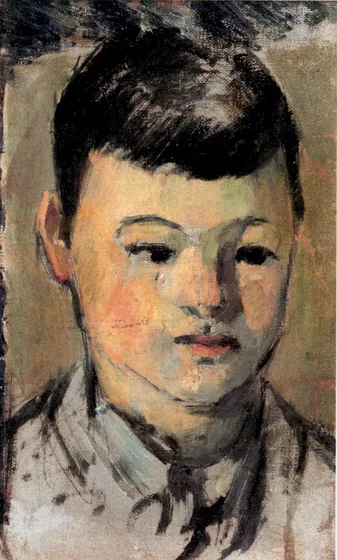 Esquisse du portrait du fils de l'artiste