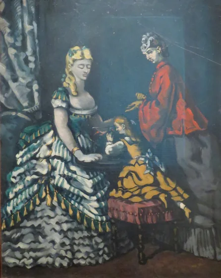 Femmes et fillette dans un intérieur