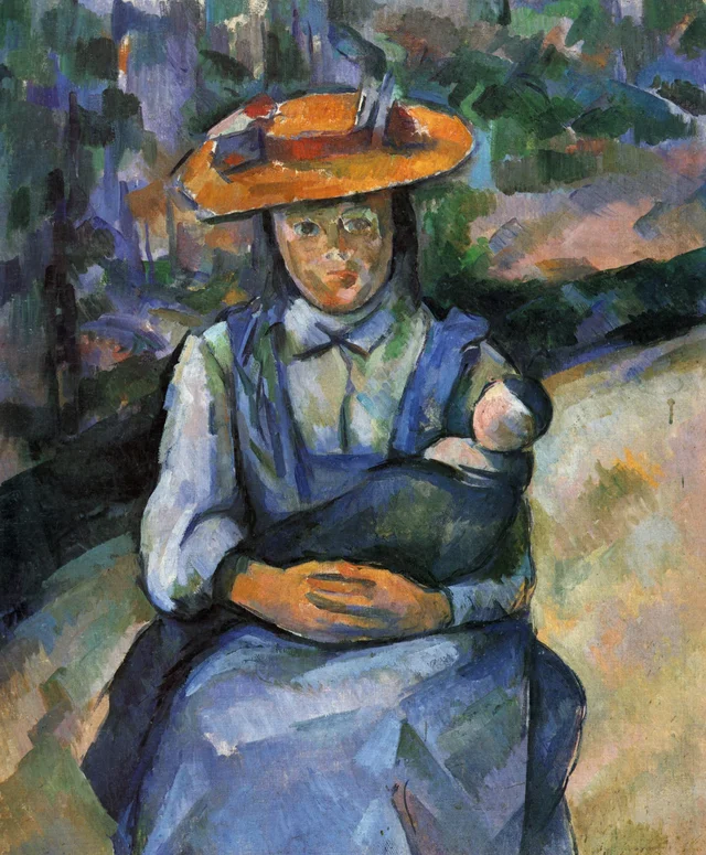 Niña con muñeca, Paul Cézanne