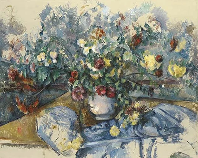 Gran ramo de flores, Paul Cézanne