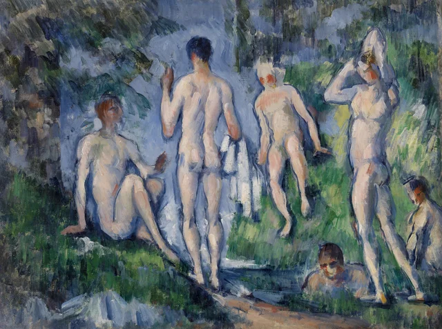 Grupo de bañistas