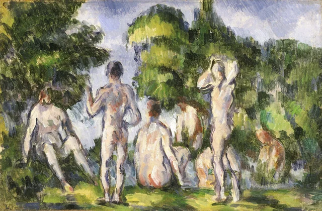 Grupo de bañistas