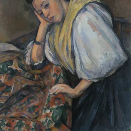 Jeune Italienne accoudée
