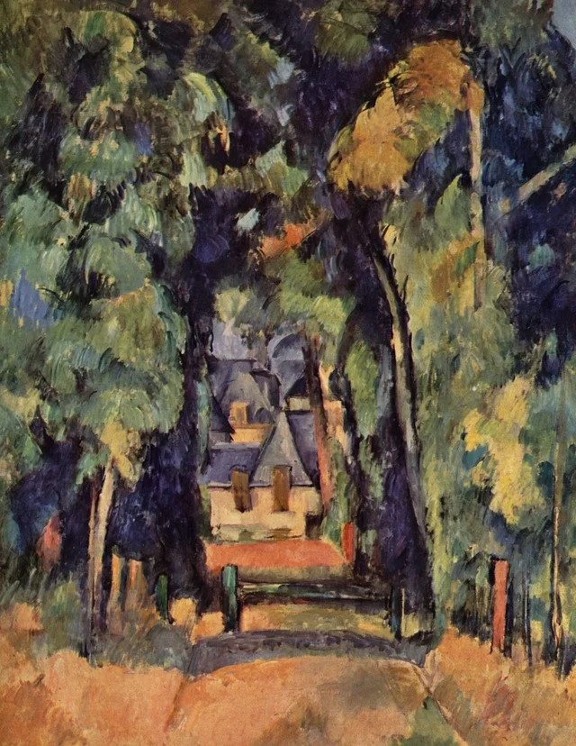 La alameda en Chantilly, Paul Cézanne