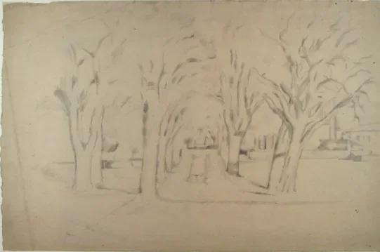 L'allée au Jas de Bouffan