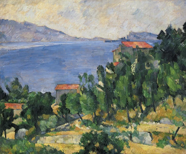La bahía de L'Estaque vista desde el este, Paul Cézanne