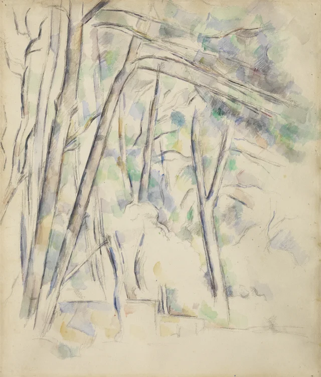 La cisterna en el parque del Château Noir, Paul Cézanne