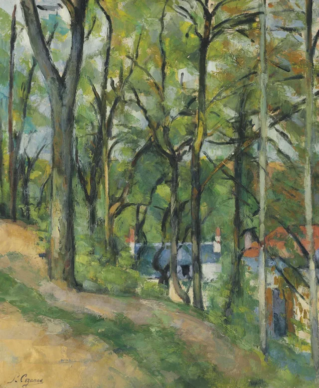 La cuesta de Saint-Denis en Pontoise, Paul Cézanne