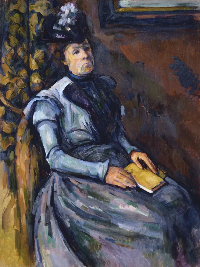 La dama del libro, Paul Cézanne