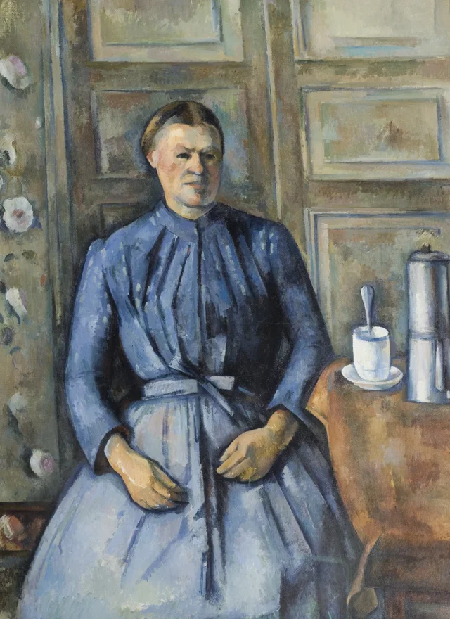 La mujer de la cafetera, Paul Cézanne