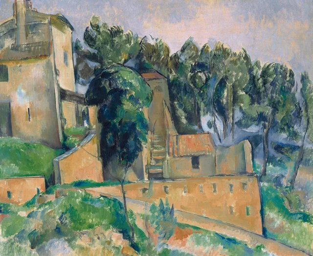 La casa de Bellevue, Paul Cézanne