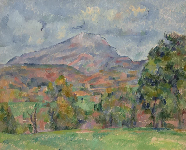 La montaña Sainte-Victoire, Paul Cézanne