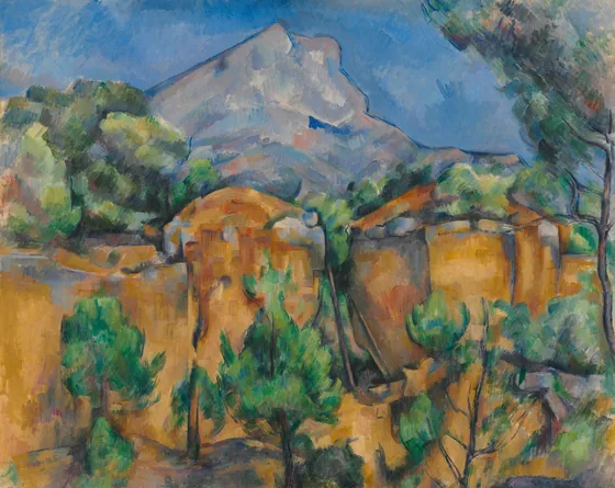 La Montagne Sainte-Victoire vue de Bibémus