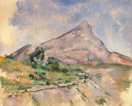 La Montagne Sainte-Victoire vue des Infernets