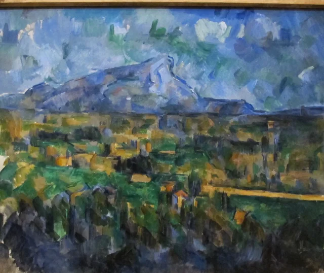 A Montanha Sainte-Victoire vista de Les Lauves, Paul Cézanne