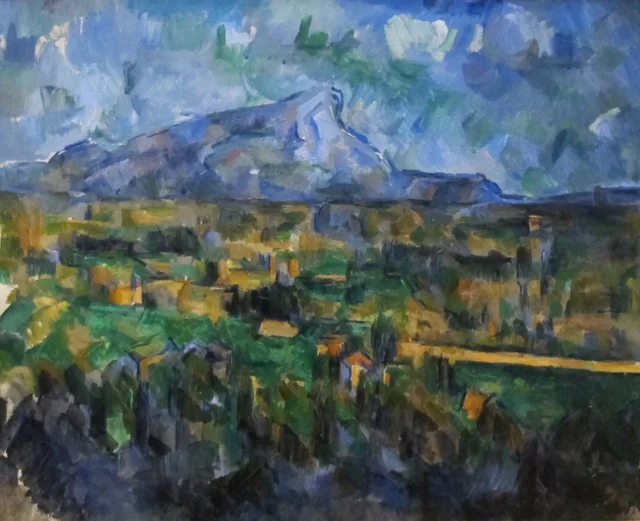 La montaña Sainte-Victoire vista desde Les Lauves, Paul Cézanne
