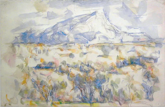 La Montagne Sainte-Victoire vue des Lauves